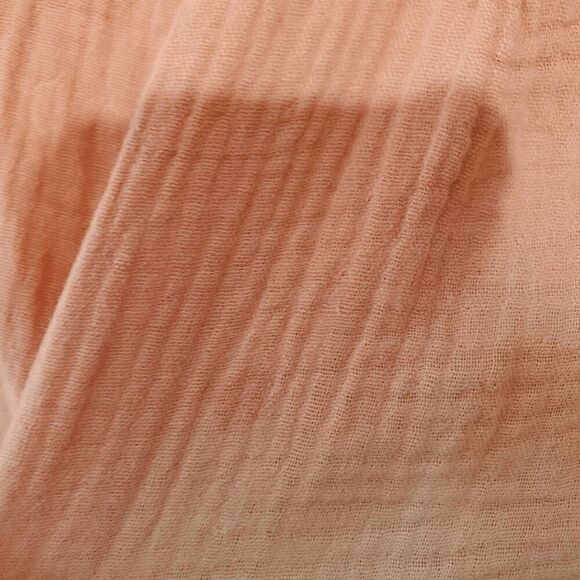 Fate Women's Short Sleeve Raw Hem V-Neck Pullover Cotton Ombre Shirt - Picture 3 of 8